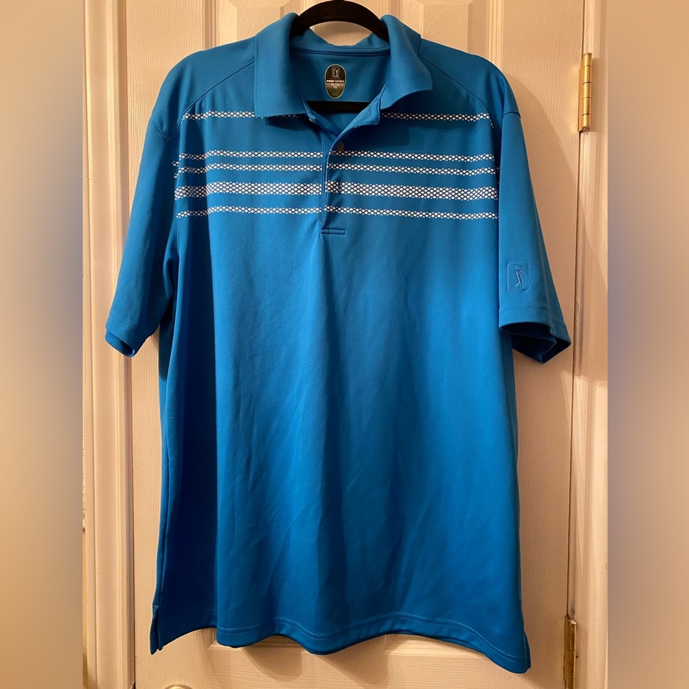 Mens PGA Tour Polyester Polo